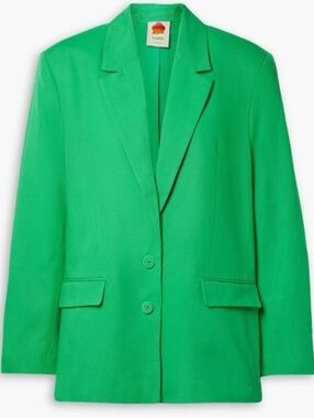 Farm Rio Bright Fresh Green Women's Blazer Jacket. Size S